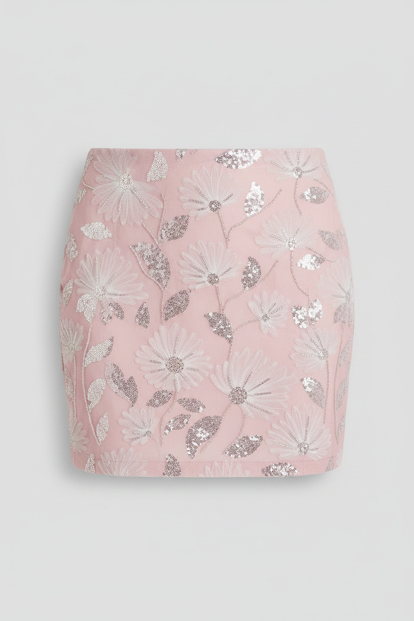 FLOWERS SKIRT