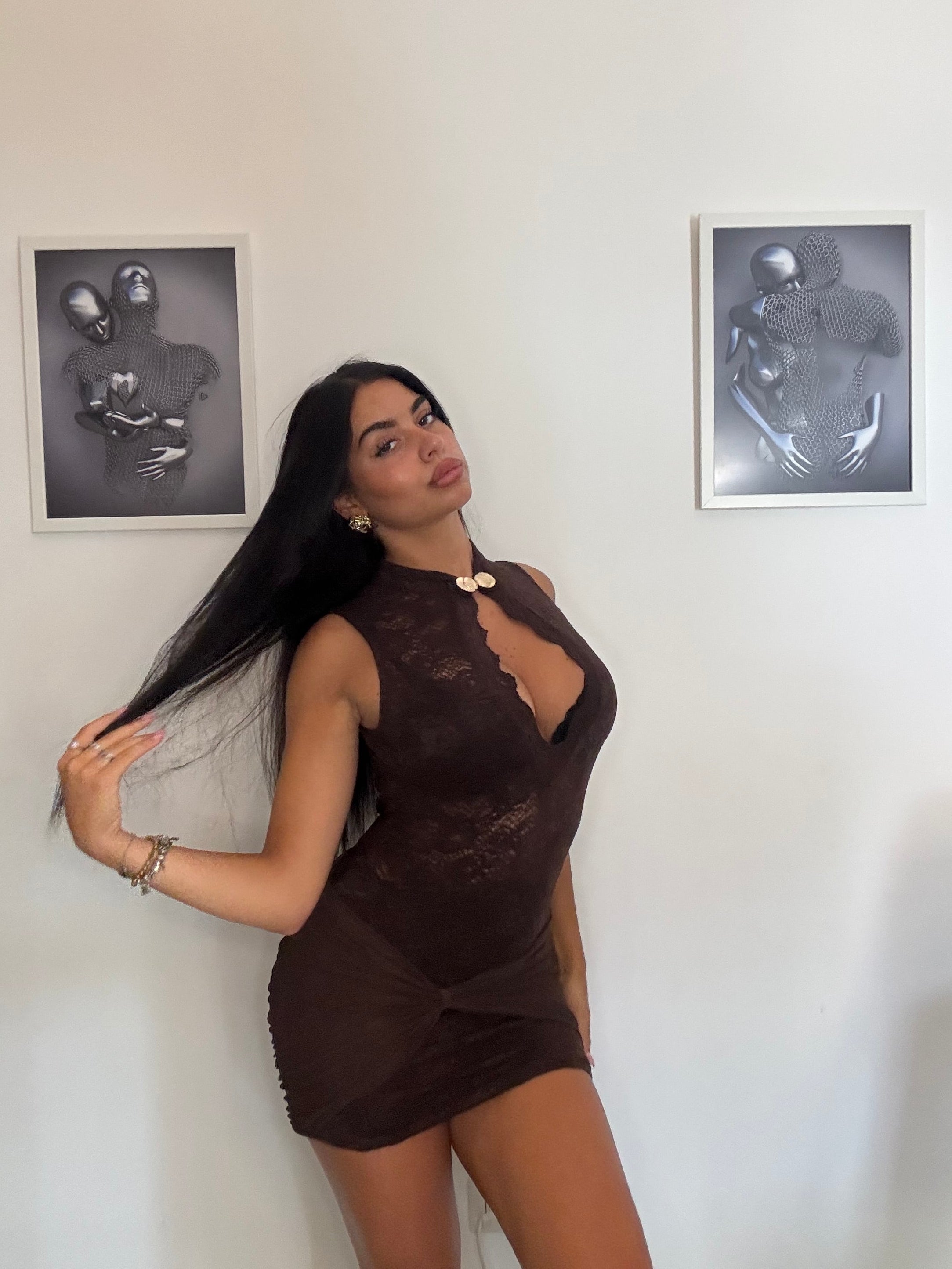FATAL DRESS BROWN
